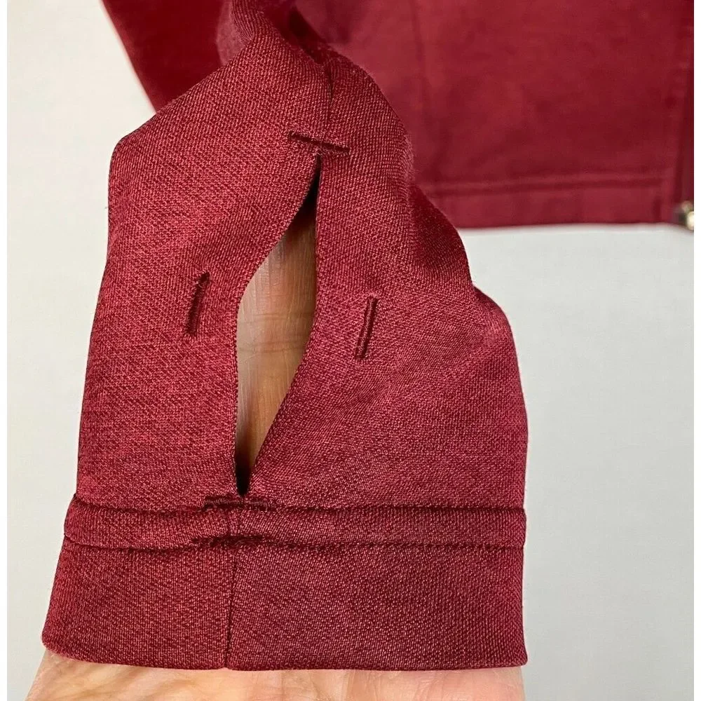 Arc'teryx Jacket Womens Size S Red ELLISON Full Zip Mock Neck Lightweight Jacket - Picture 6 of 11